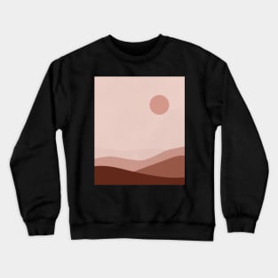 Boho Mountains Sun Version Crewneck Sweatshirt